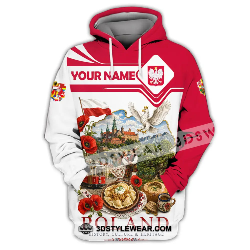 Unisex Shirt - Custom Poland Shirt - Hoodie / S - T-shirt