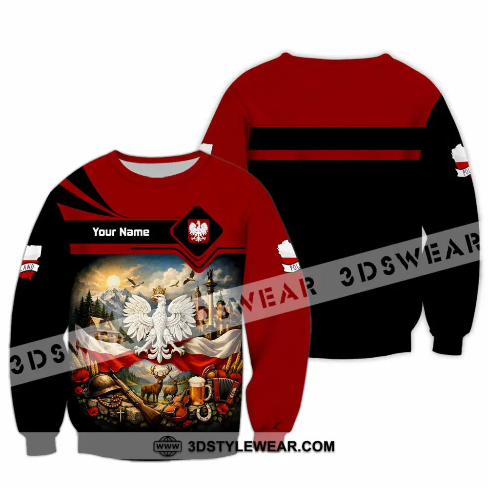 Unisex Shirt - Custom Poland Shirt - Long Sleeve / S - T-shirt