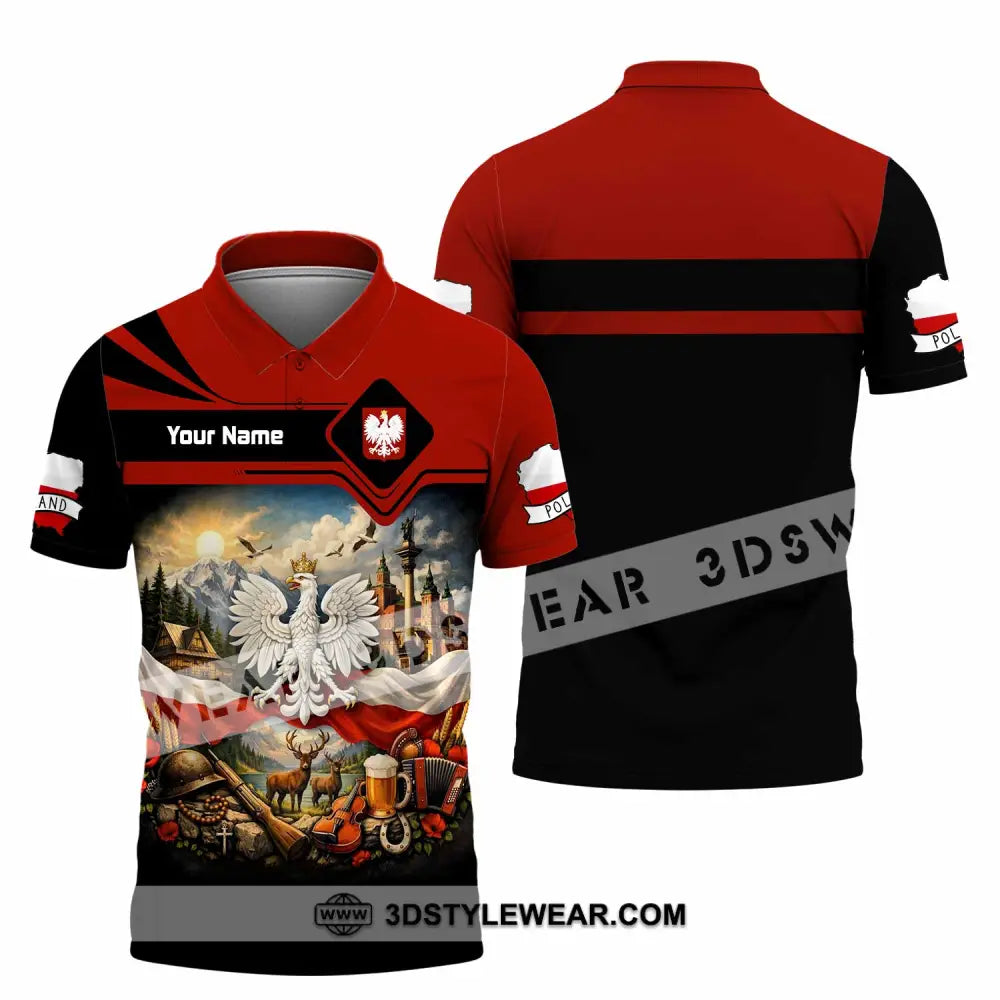 Unisex Shirt - Custom Poland Shirt - Polo Shirt / S - T-shirt
