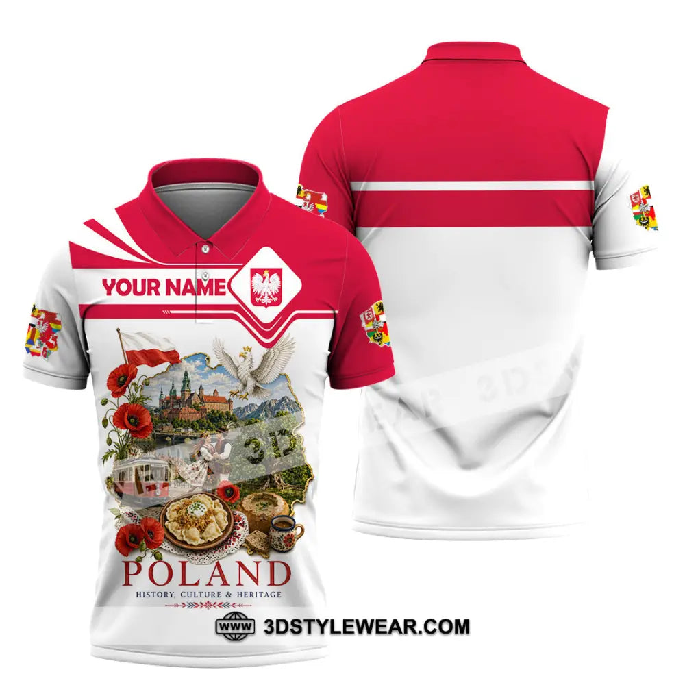 Unisex Shirt - Custom Poland Shirt - Polo Shirt / S - T-shirt