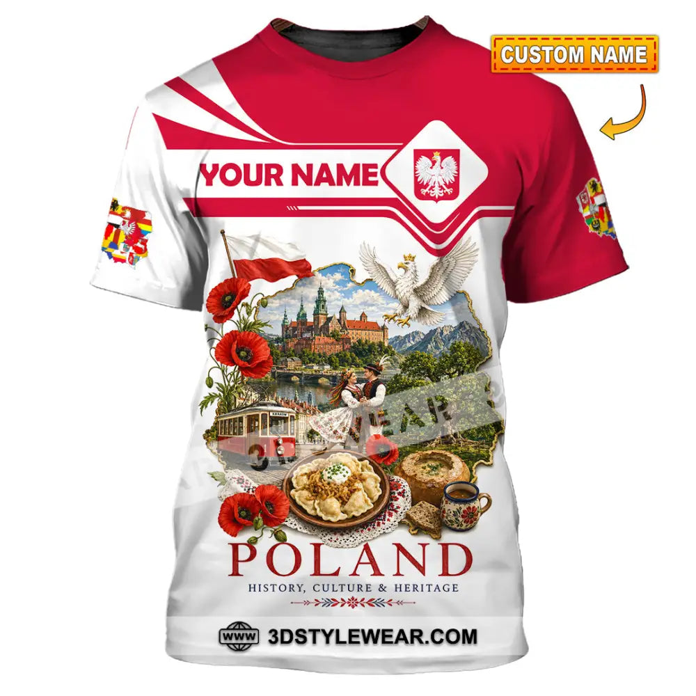Unisex Shirt - Custom Poland Shirt - T-shirt