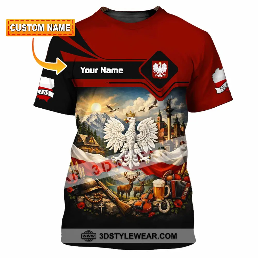 Unisex Shirt - Custom Poland Shirt - T-shirt