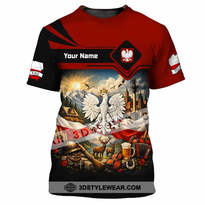 Unisex Shirt - Custom Poland Shirt - T-Shirt / S - T-shirt