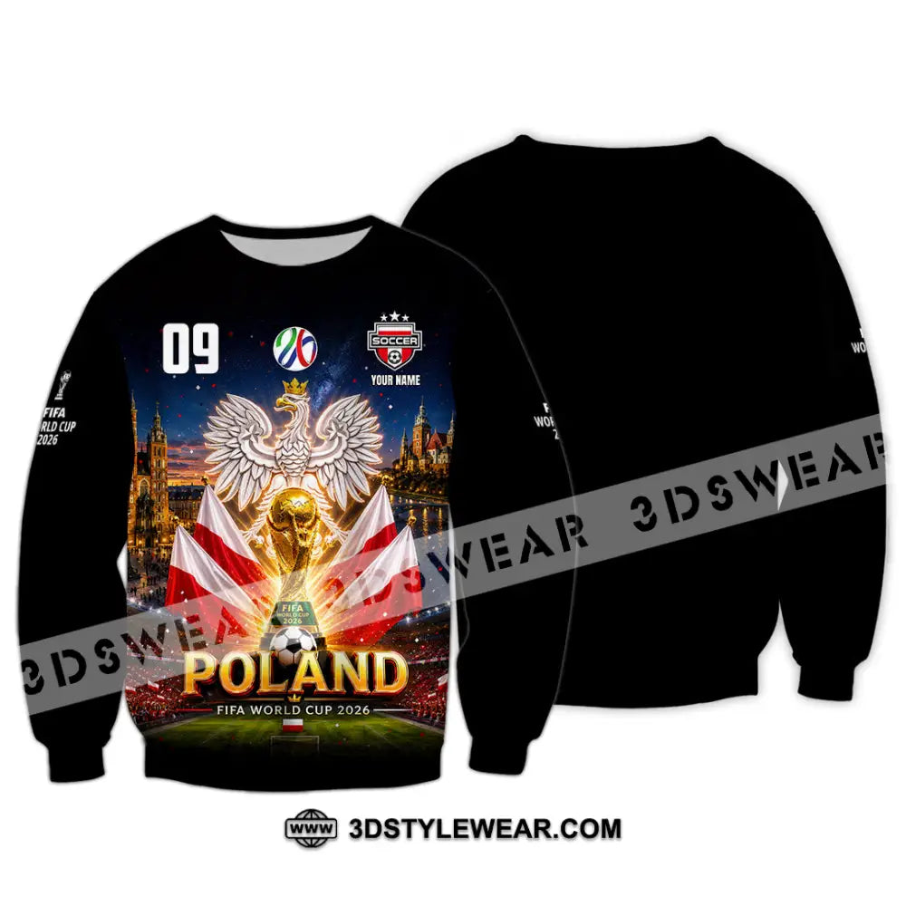 Unisex Shirt - Custom Poland World Cup 2026 Shirt - Long Sleeve / S - T-shirt