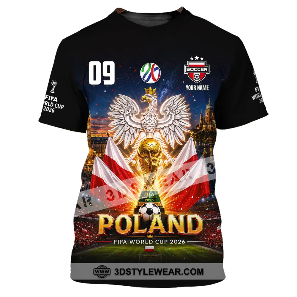 Unisex Shirt - Custom Poland World Cup 2026 Shirt - T-Shirt / S - T-shirt