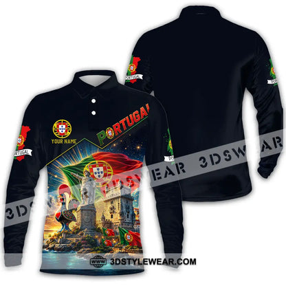 Unisex Shirt - Custom Portugal Shirt - Long Sleeve Polo / S - T-shirt