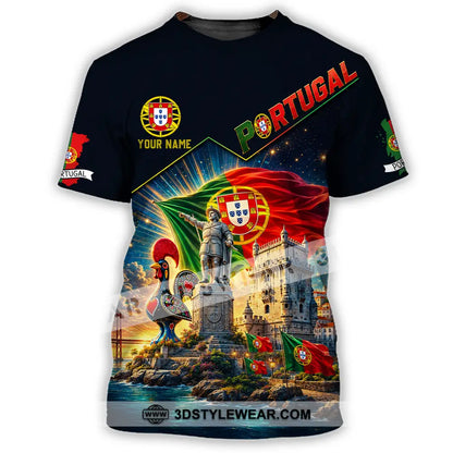 Unisex Shirt - Custom Portugal Shirt - T-Shirt / S - T-shirt