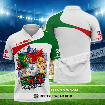 Unisex Shirt - Custom Portugal World Cup 2026 3D Shirt - Polo Shirt / S - T-shirt