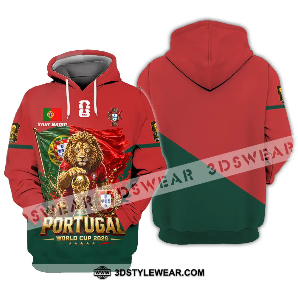 Unisex Shirt - Custom Portugal World Cup 2026 Shirt - Hoodie / S - T-shirt