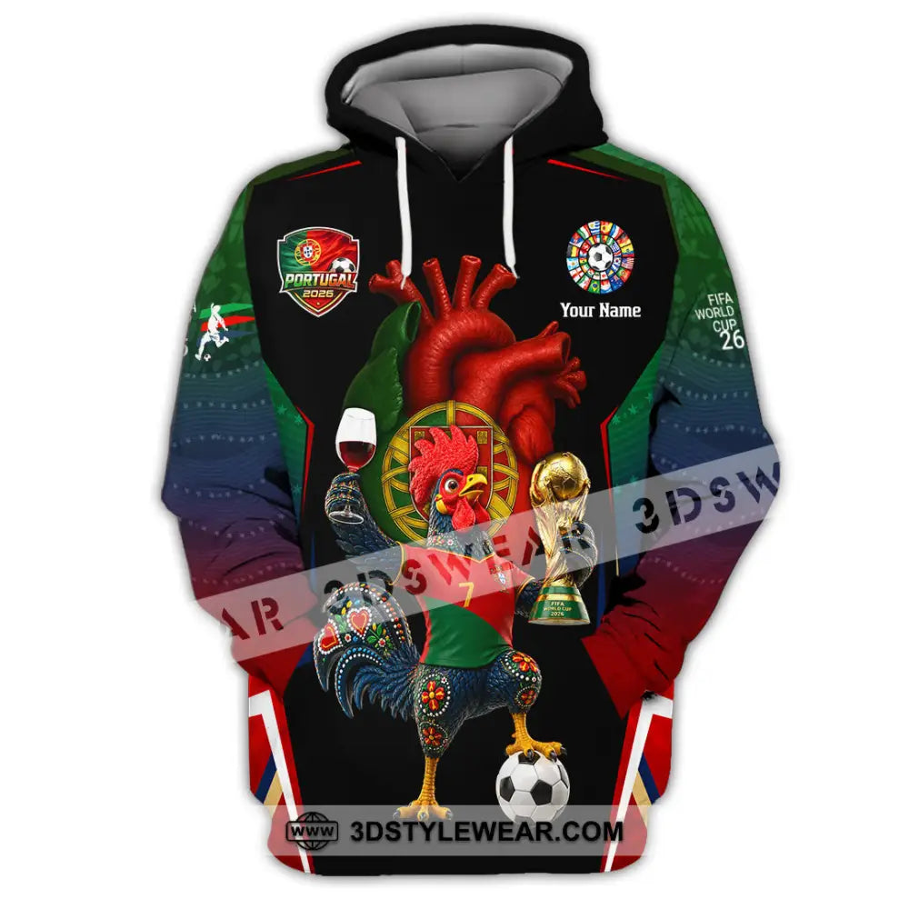Unisex Shirt - Custom Portugal World Cup 2026 Shirt - Hoodie / S - T-shirt