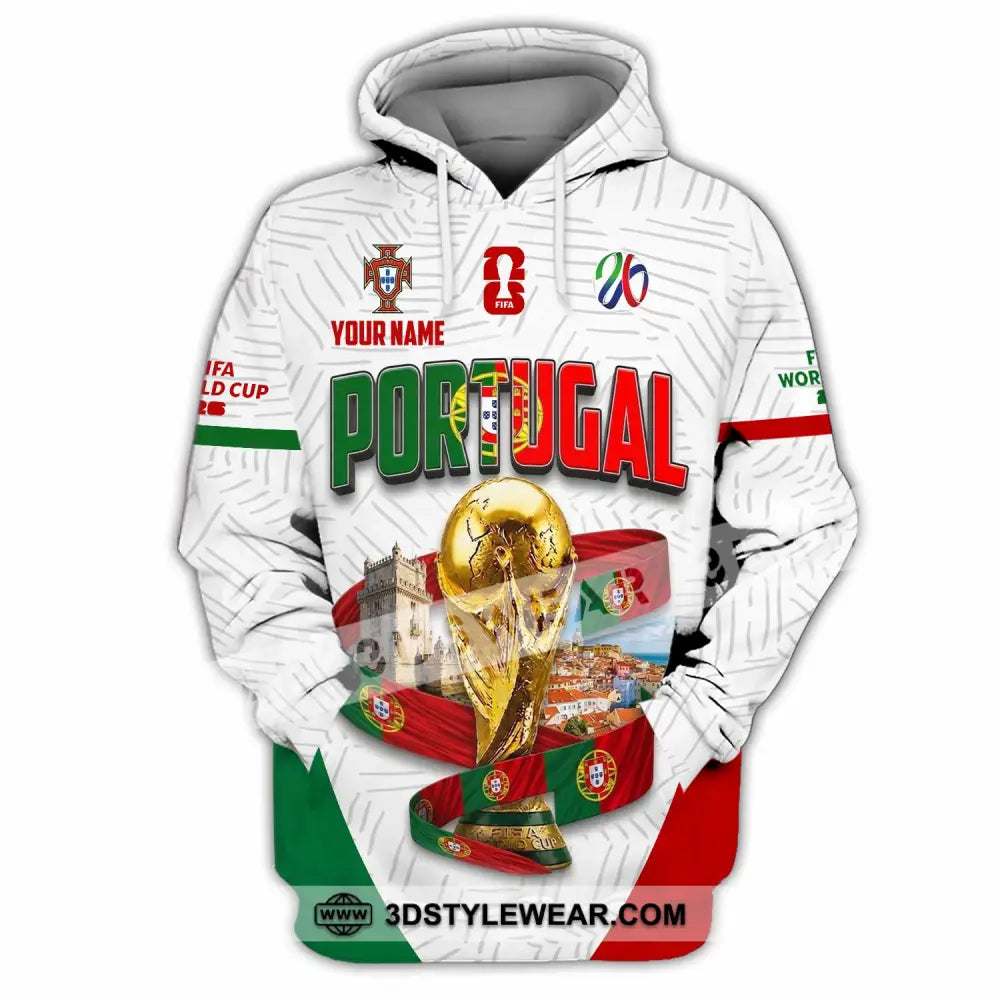 Unisex Shirt - Custom Portugal World Cup 2026 Shirt - Hoodie / S - T-shirt