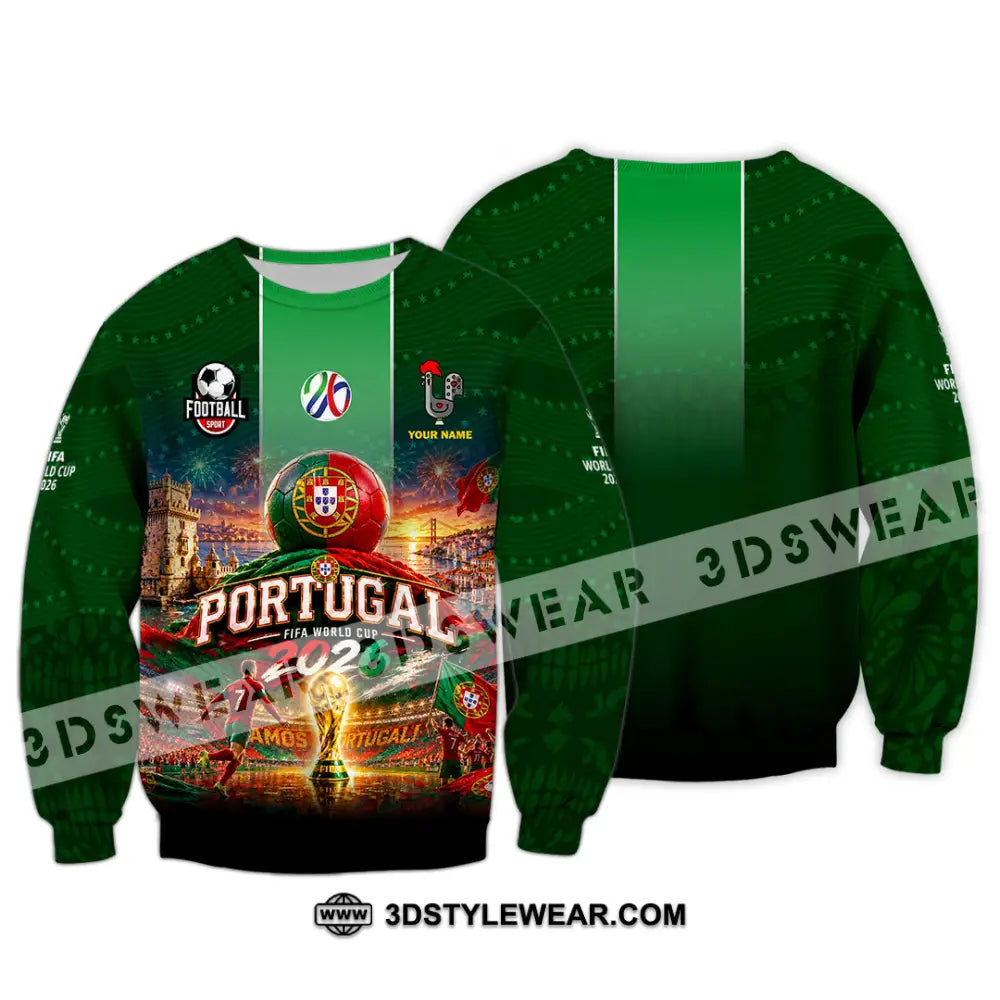 Unisex Shirt - Custom Portugal World Cup 2026 Shirt - Long Sleeve / S - T-shirt