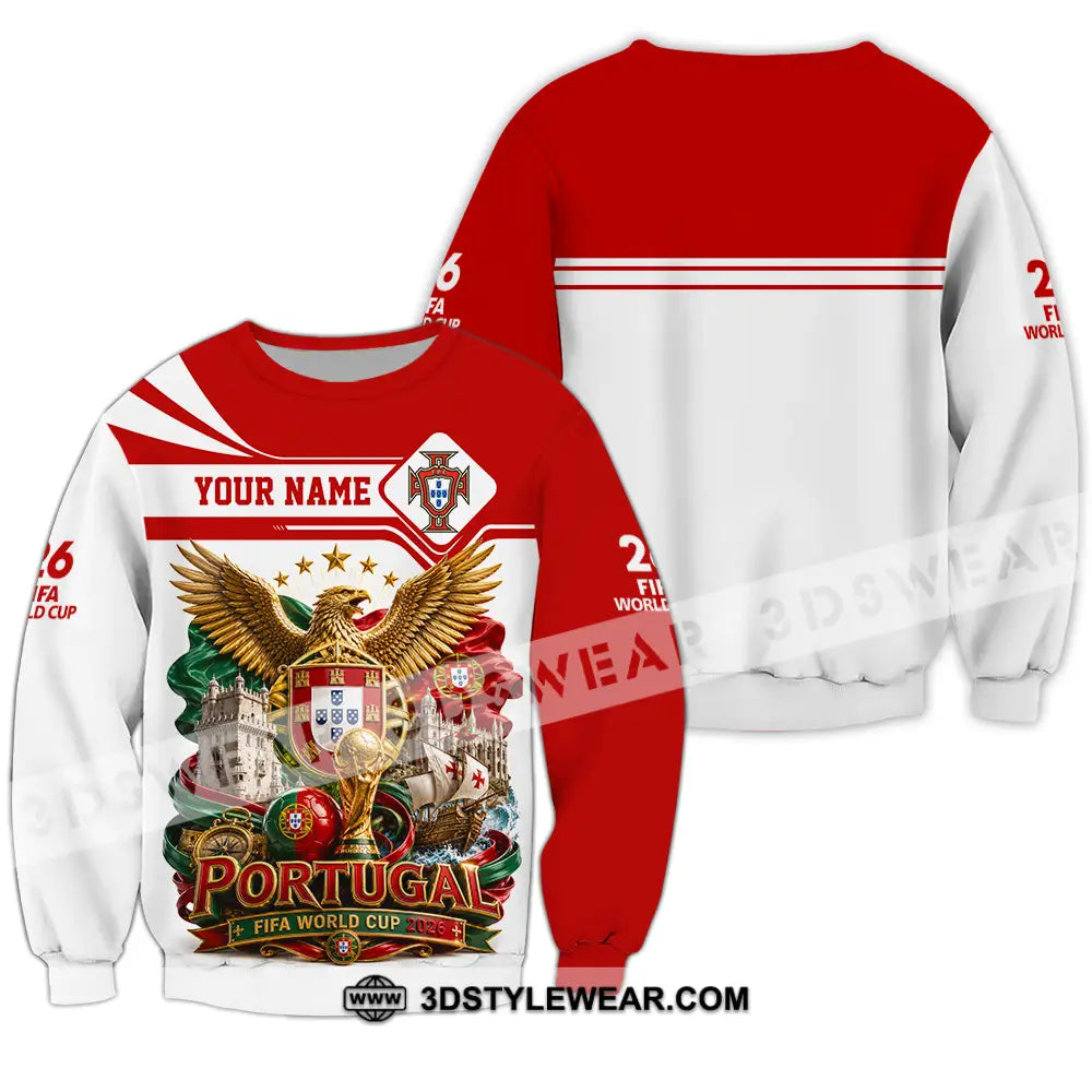 Unisex Shirt - Custom Portugal World Cup 2026 Shirt - Long Sleeve / S - T-shirt
