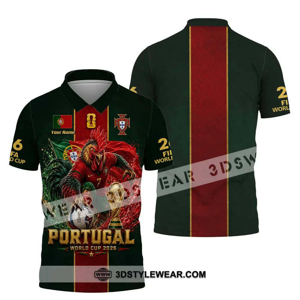 Unisex Shirt - Custom Portugal World Cup 2026 Shirt - Polo Shirt / S - T-shirt