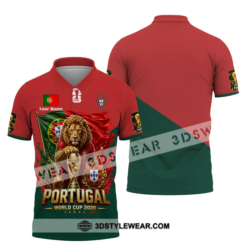 Unisex Shirt - Custom Portugal World Cup 2026 Shirt - Polo Shirt / S - T-shirt