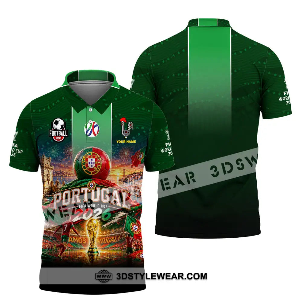 Unisex Shirt - Custom Portugal World Cup 2026 Shirt - Polo Shirt / S - T-shirt