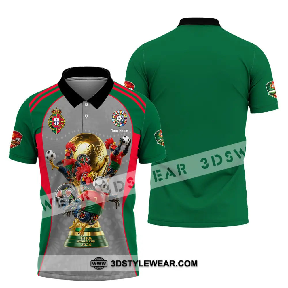 Unisex Shirt - Custom Portugal World Cup 2026 Shirt - Polo Shirt / S - T-shirt