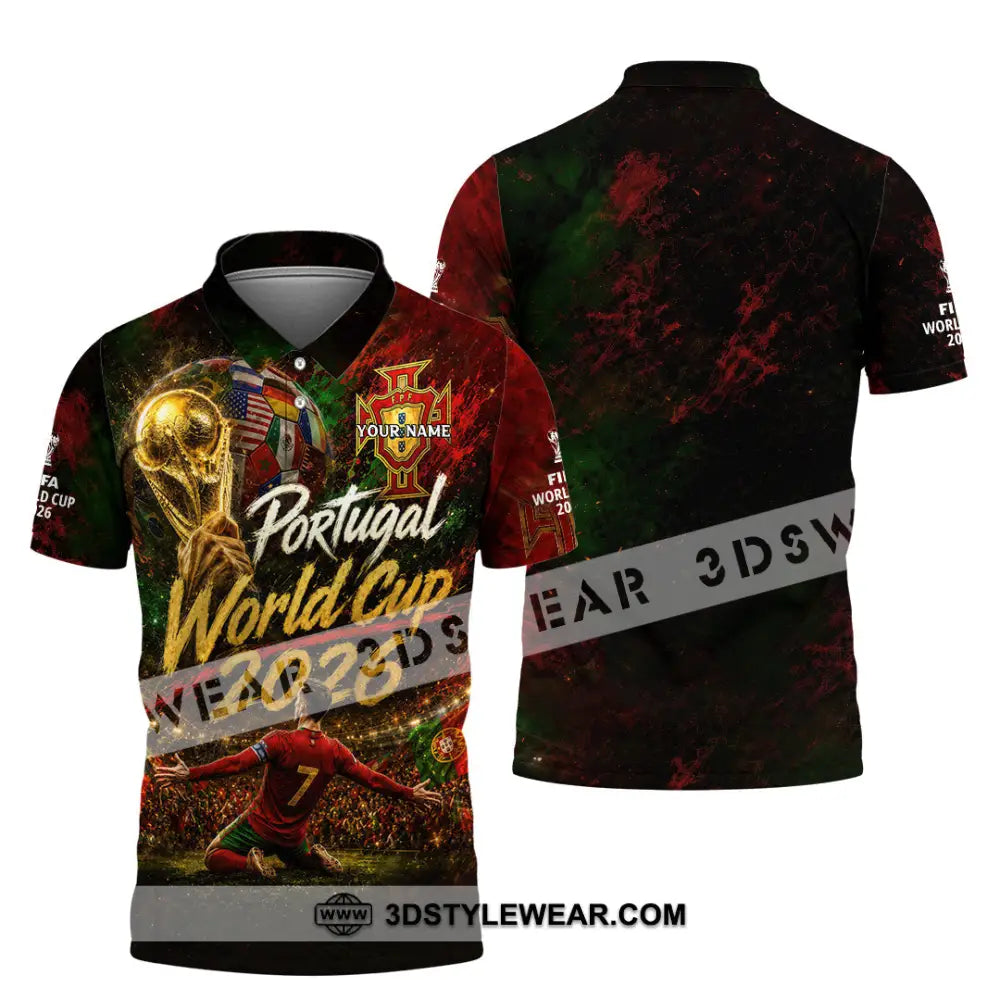 Unisex Shirt - Custom Portugal World Cup 2026 Shirt - Polo Shirt / S - T-shirt