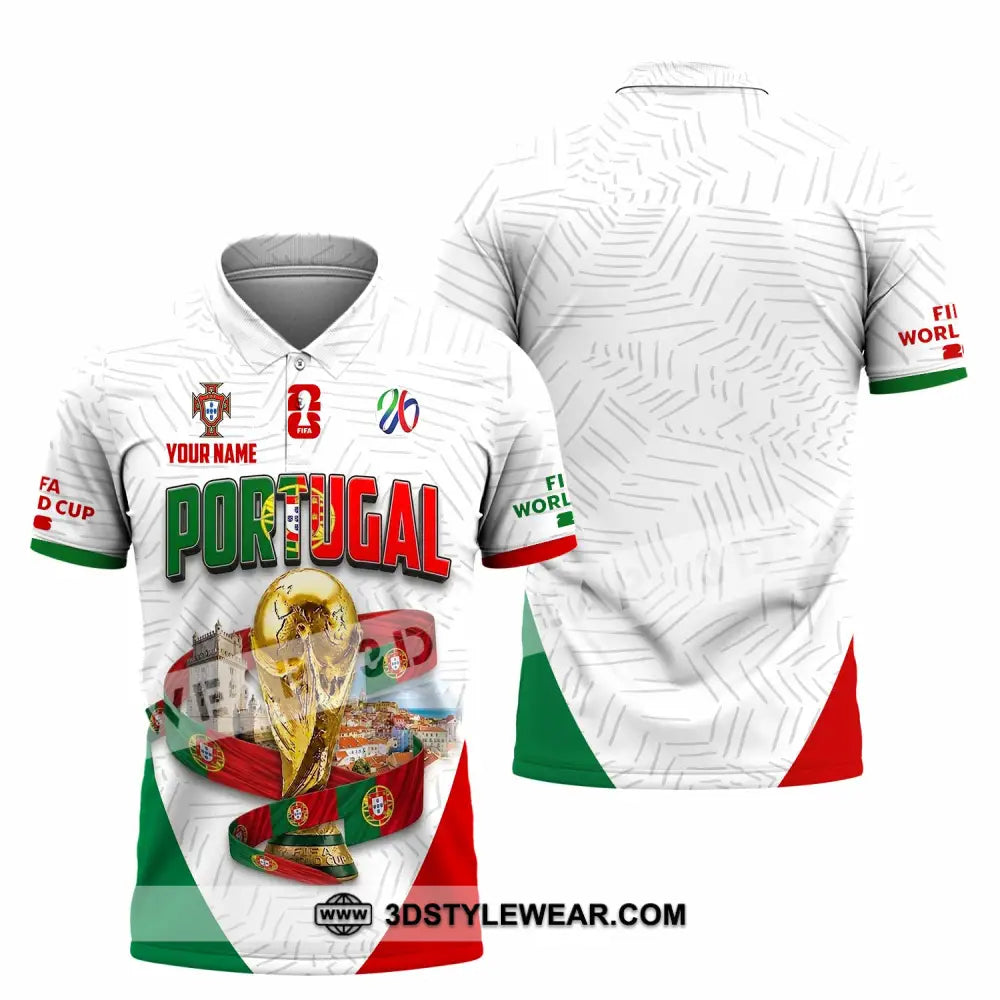 Unisex Shirt - Custom Portugal World Cup 2026 Shirt - Polo Shirt / S - T-shirt