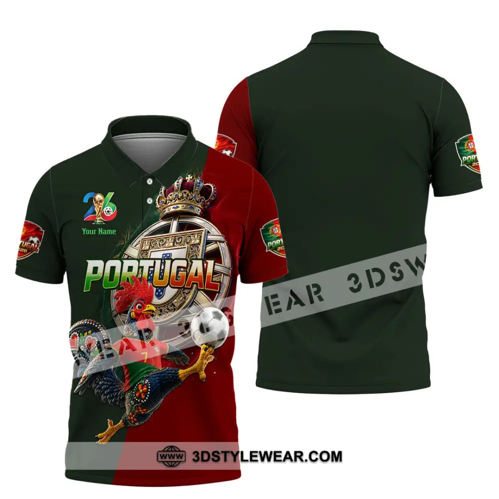 Unisex Shirt - Custom Portugal World Cup 2026 Shirt - Polo Shirt / S - T-shirt