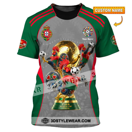 Unisex Shirt - Custom Portugal World Cup 2026 Shirt - T-shirt