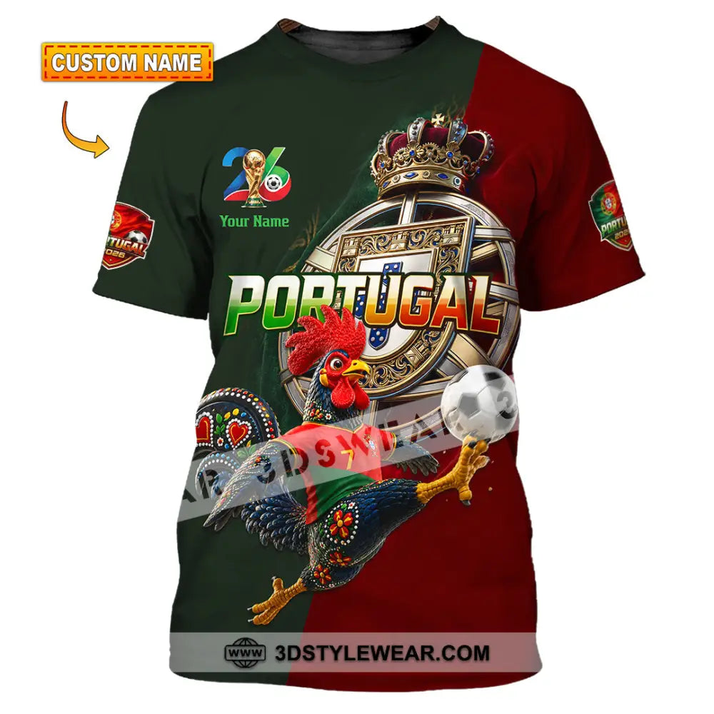 Unisex Shirt - Custom Portugal World Cup 2026 Shirt - T-shirt