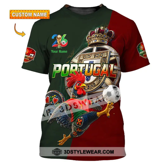 Unisex Shirt - Custom Portugal World Cup 2026 Shirt - T-shirt
