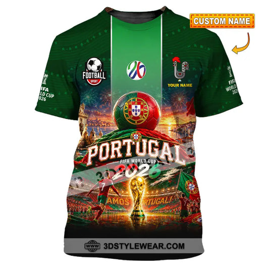 Unisex Shirt - Custom Portugal World Cup 2026 Shirt - T-shirt