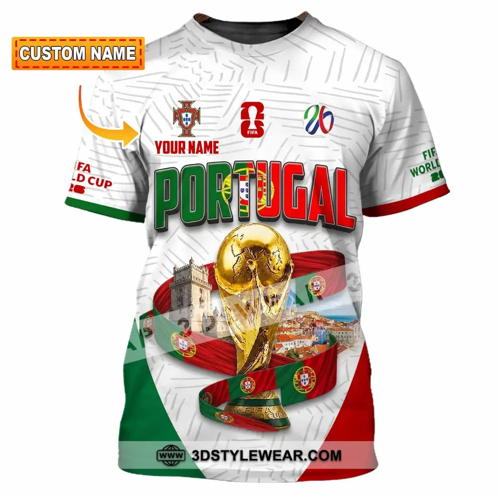 Unisex Shirt - Custom Portugal World Cup 2026 Shirt - T-shirt