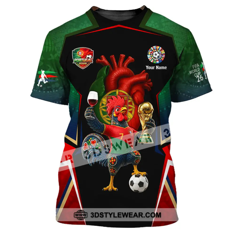 Unisex Shirt - Custom Portugal World Cup 2026 Shirt - T-Shirt / S - T-shirt
