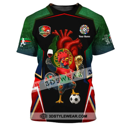 Unisex Shirt - Custom Portugal World Cup 2026 Shirt - T-Shirt / S - T-shirt