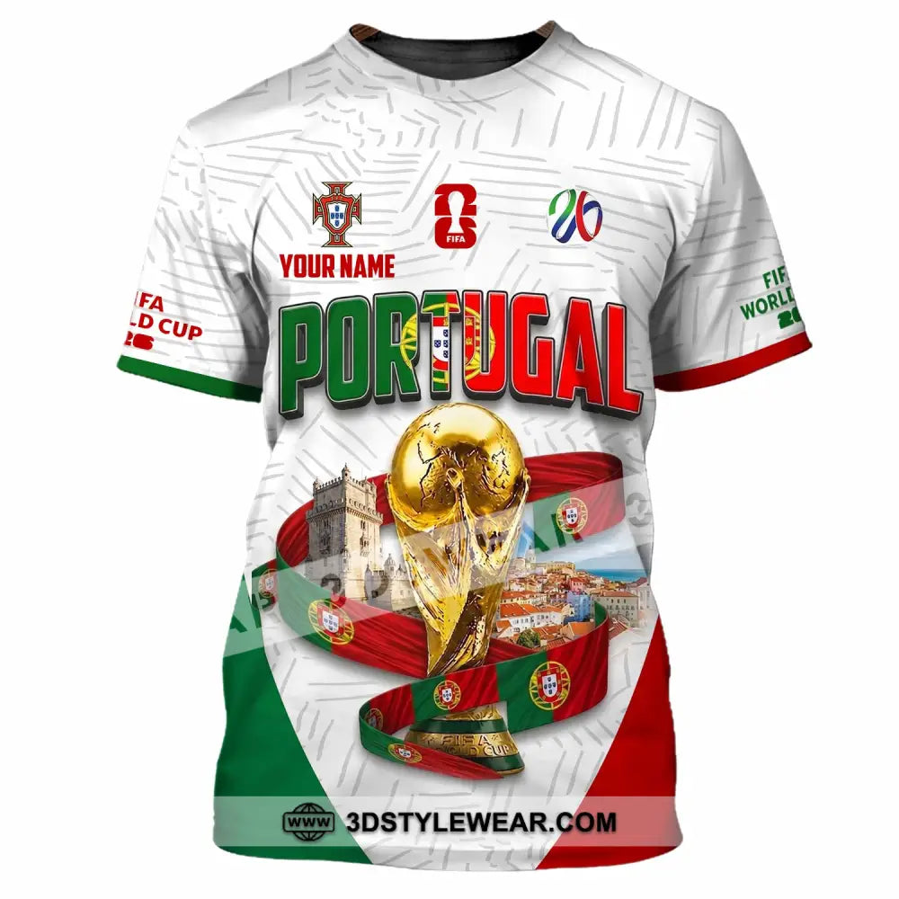 Unisex Shirt - Custom Portugal World Cup 2026 Shirt - T-Shirt / S - T-shirt