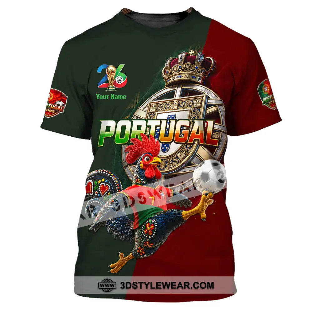 Unisex Shirt - Custom Portugal World Cup 2026 Shirt - T-Shirt / S - T-shirt