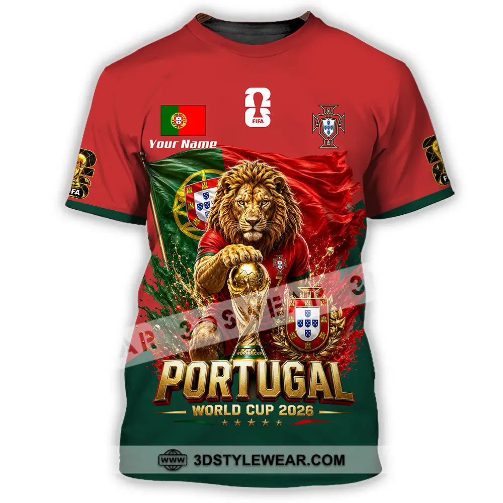 Unisex Shirt - Custom Portugal World Cup 2026 Shirt - T-Shirt / S - T-shirt