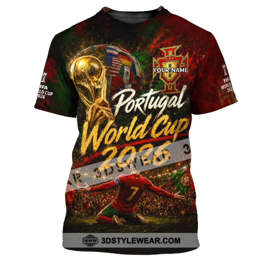 Unisex Shirt - Custom Portugal World Cup 2026 Shirt - T-Shirt / S - T-shirt