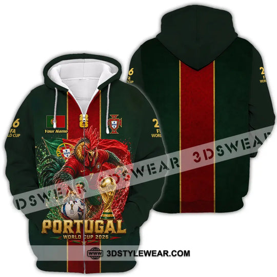 Unisex Shirt - Custom Portugal World Cup 2026 Shirt style option 4