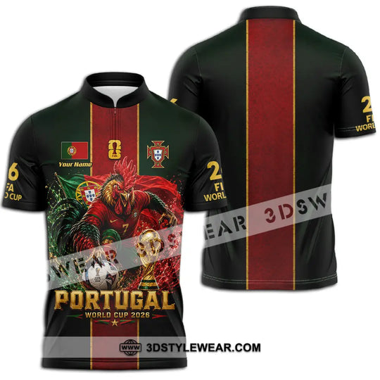 Unisex Shirt - Custom Portugal World Cup 2026 Shirt style option 2