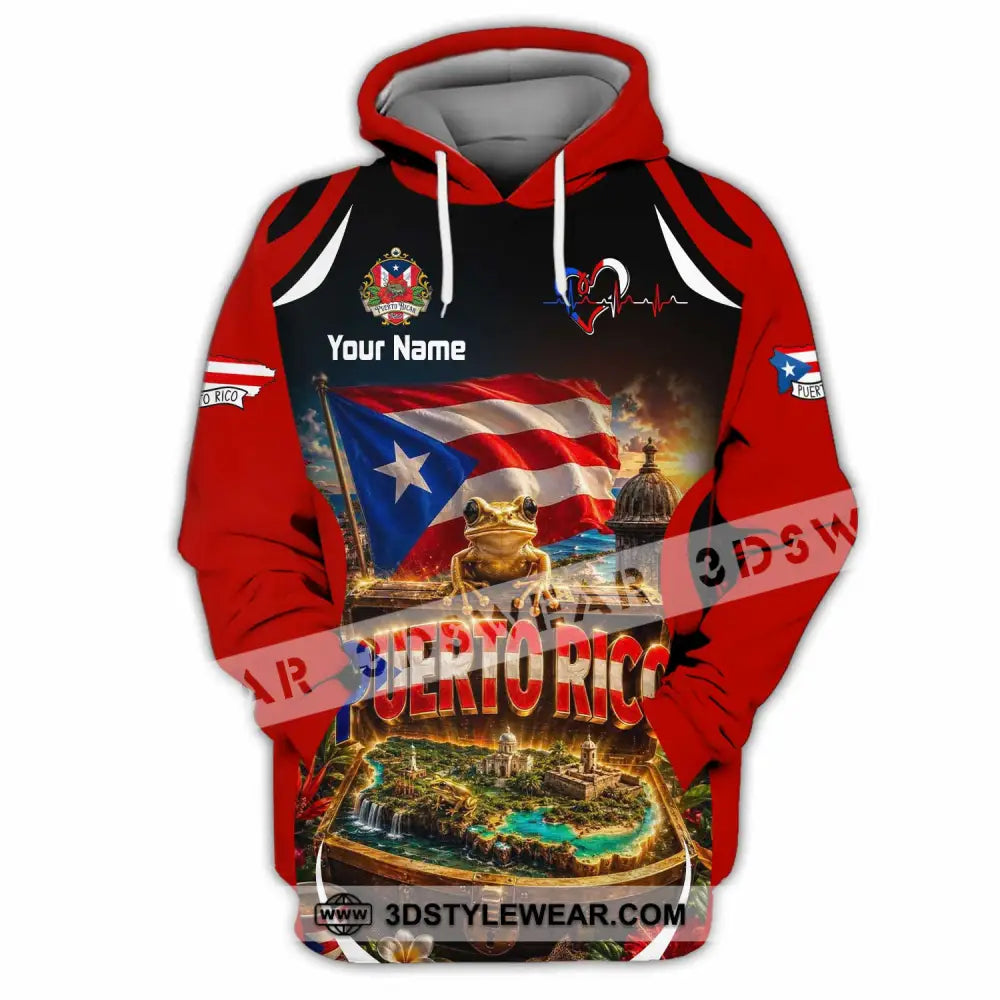 Unisex Shirt - Custom Puerto Rico Shirt - Hoodie / S - T-shirt