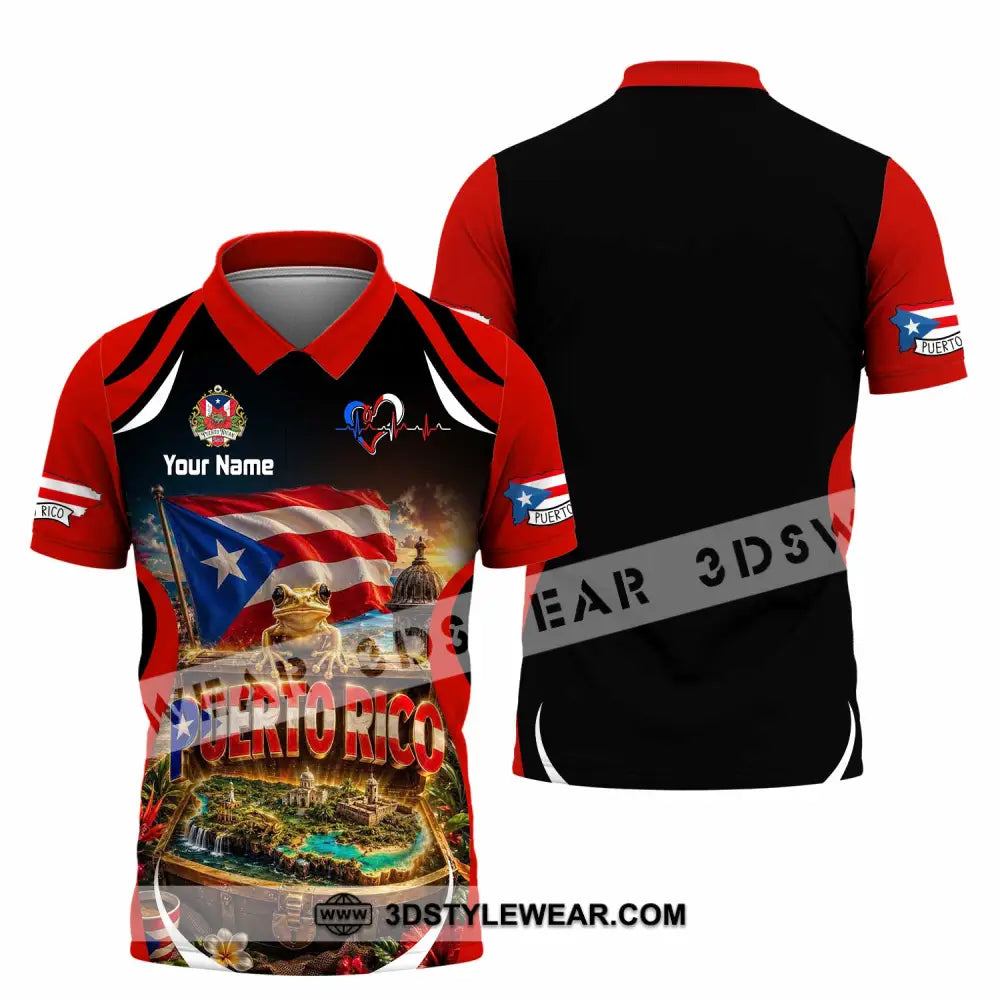 Unisex Shirt - Custom Puerto Rico Shirt - Polo Shirt / S - T-shirt