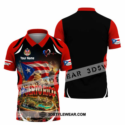 Unisex Shirt - Custom Puerto Rico Shirt - Polo Shirt / S - T-shirt