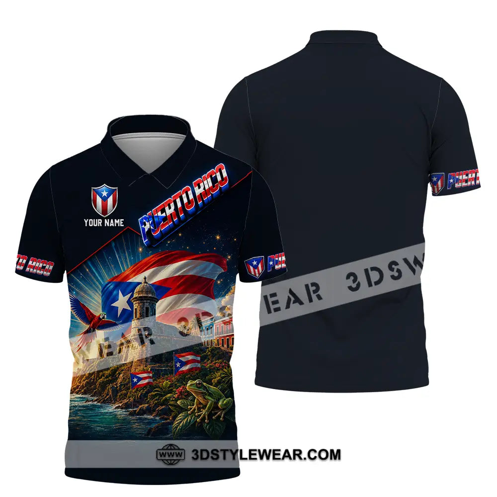 Unisex Shirt - Custom Puerto Rico Shirt - Polo Shirt / S - T-shirt