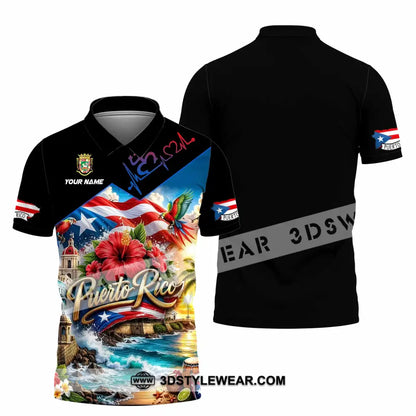 Unisex Shirt - Custom Puerto Rico Shirt - Polo Shirt / S - T-shirt