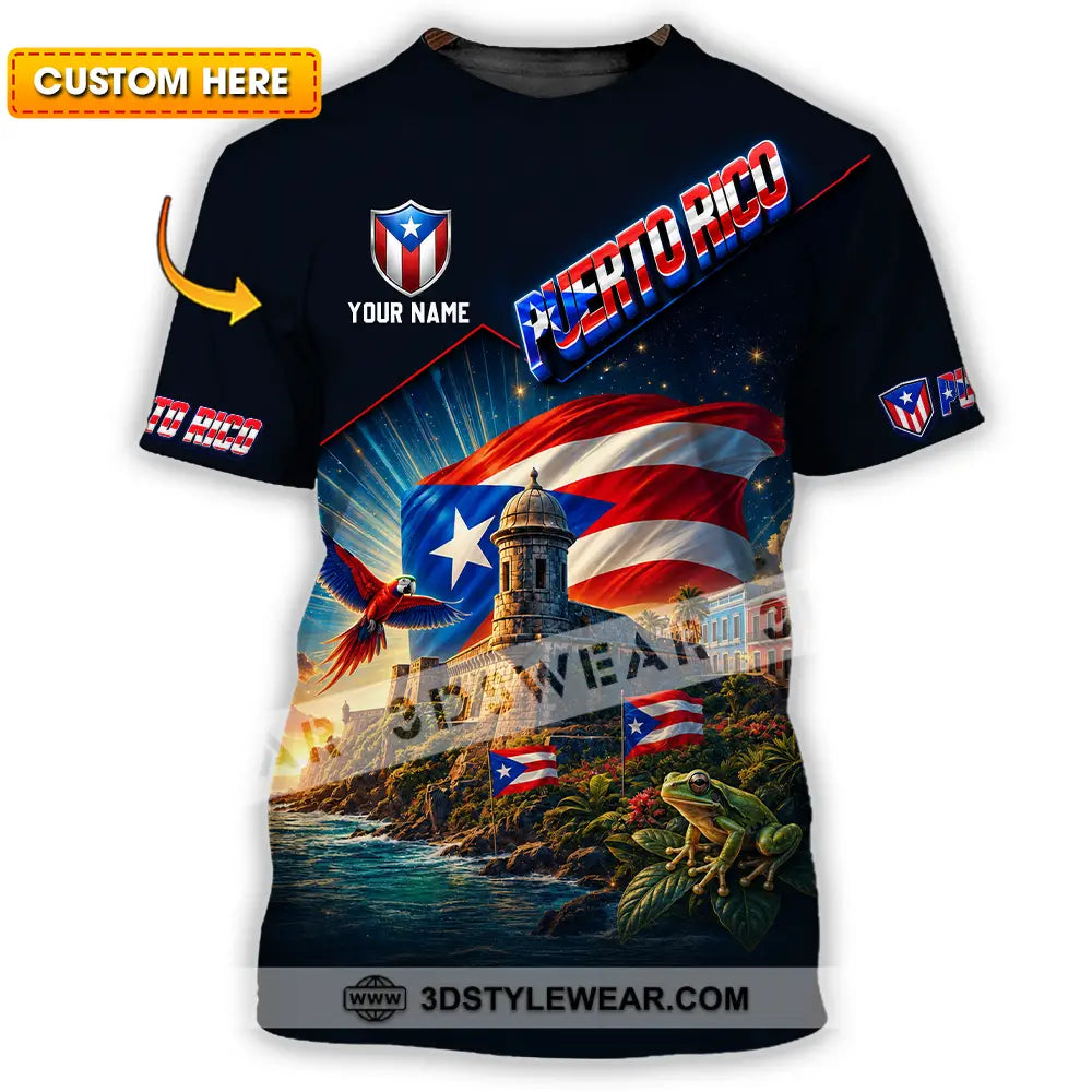 Unisex Shirt - Custom Puerto Rico Shirt - T-shirt