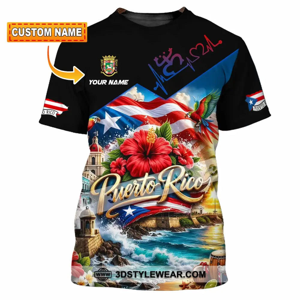 Unisex Shirt - Custom Puerto Rico Shirt - T-shirt