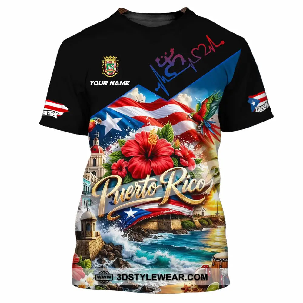 Unisex Shirt - Custom Puerto Rico Shirt - T-Shirt / S - T-shirt