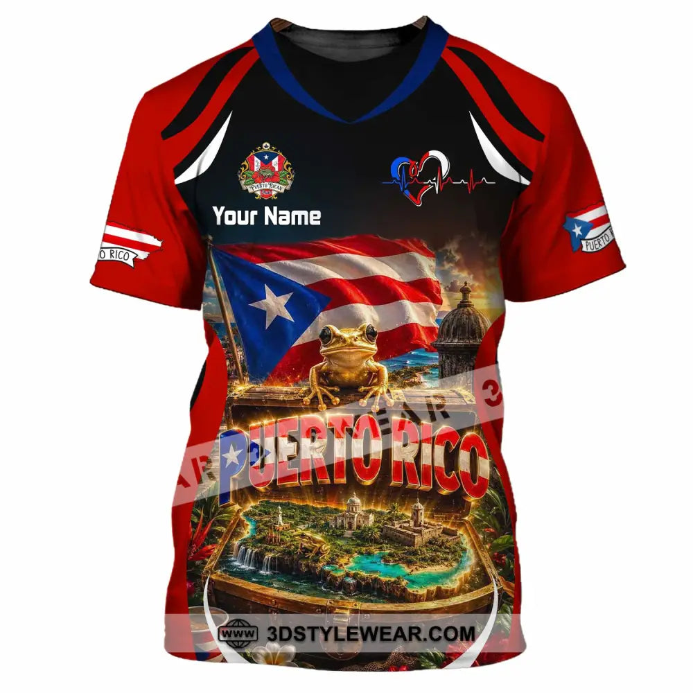 Unisex Shirt - Custom Puerto Rico Shirt - T-Shirt / S - T-shirt