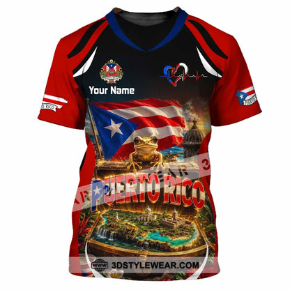 Unisex Shirt - Custom Puerto Rico Shirt - T-Shirt / S - T-shirt