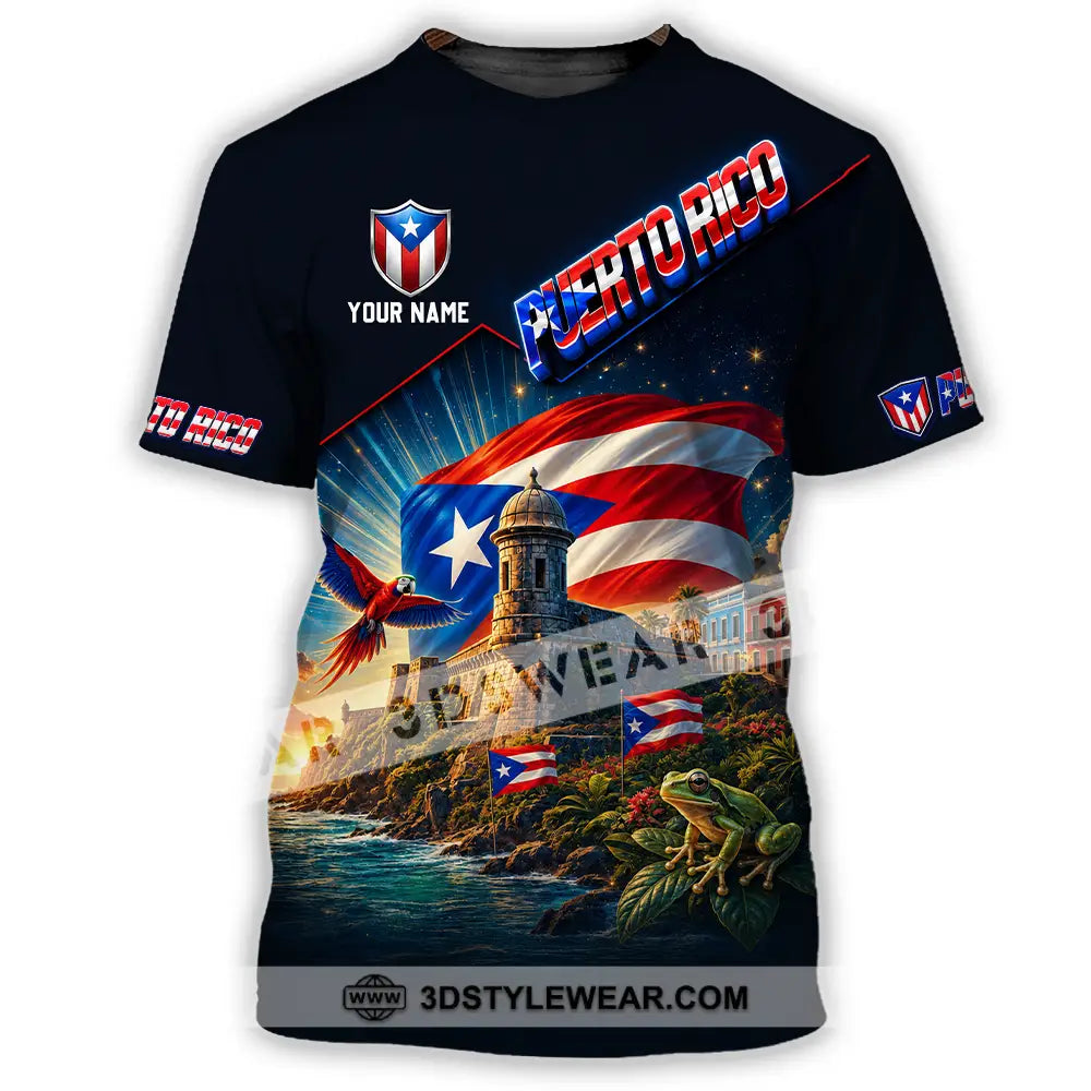 Unisex Shirt - Custom Puerto Rico Shirt - T-Shirt / S - T-shirt