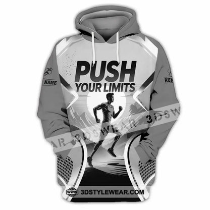 Unisex Shirt - Custom Push Your Limits Running 3D Shirt - Hoodie / S - T-shirt