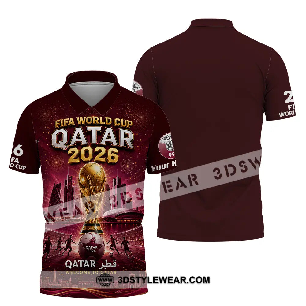 Unisex Shirt - Custom Qatar World Cup 2026 Shirt - Polo Shirt / S - T-shirt